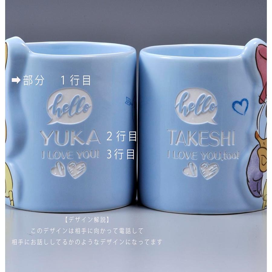 名入れ ディズニー ドナルドダック ペア マグカップ ドナルドダック
