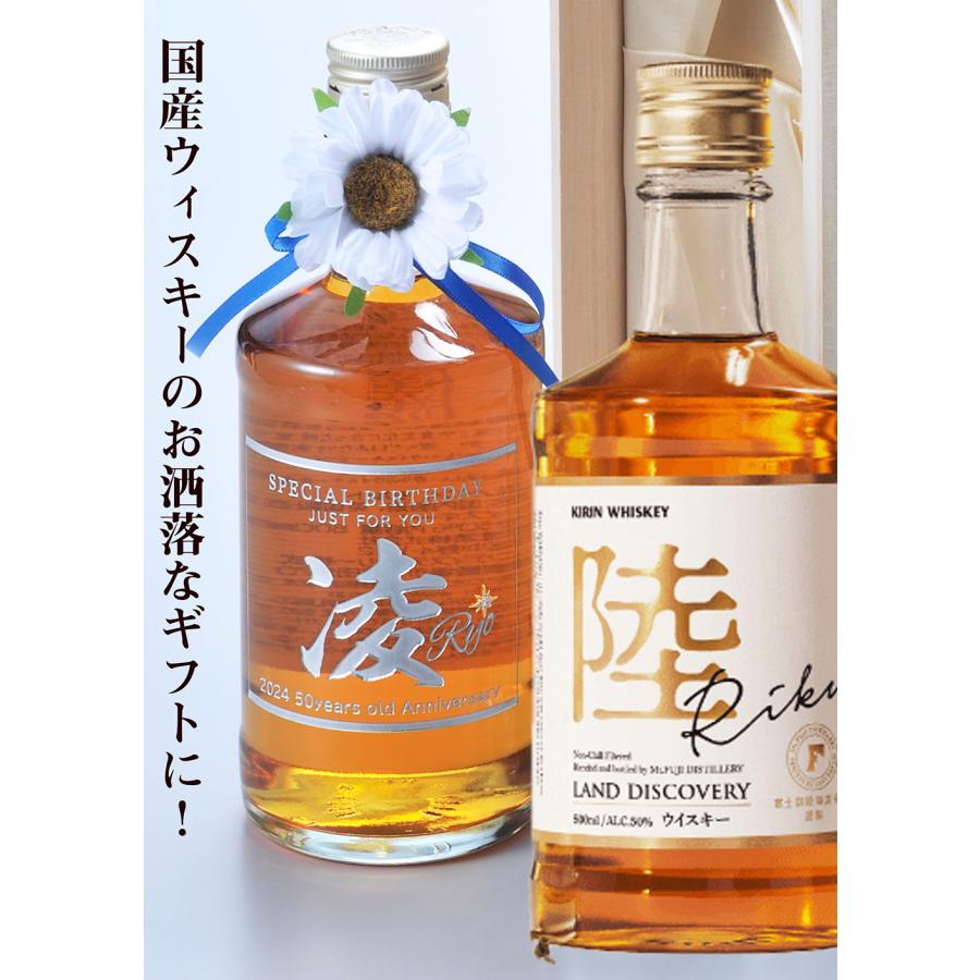 名入れ ギフト SXX 酒セット 切子 デコボトル キリンウイスキー 陸