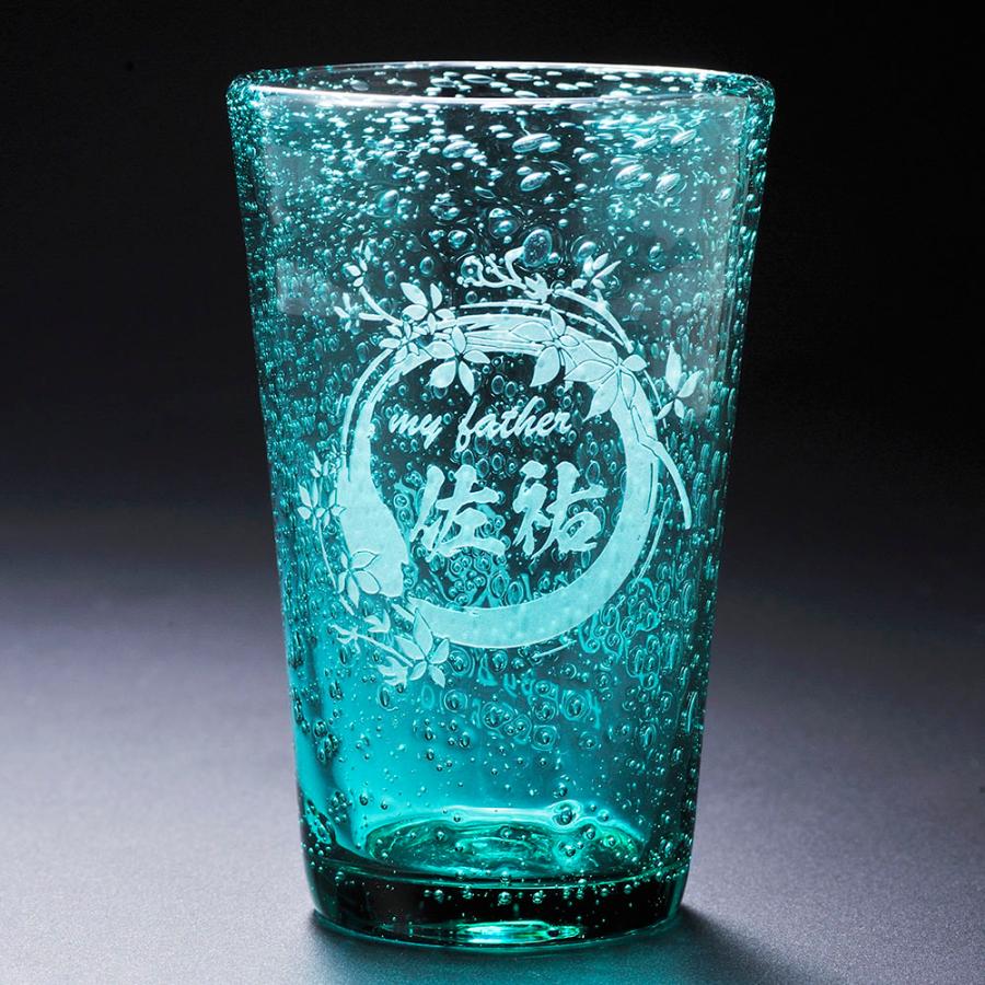 名入れ ギフト SXX 酒セット ウイスキー サントリーウイスキー角瓶 700ml \u0026 気泡びいどろビアグラス コサージュ付 ギフトBOX入りの画像