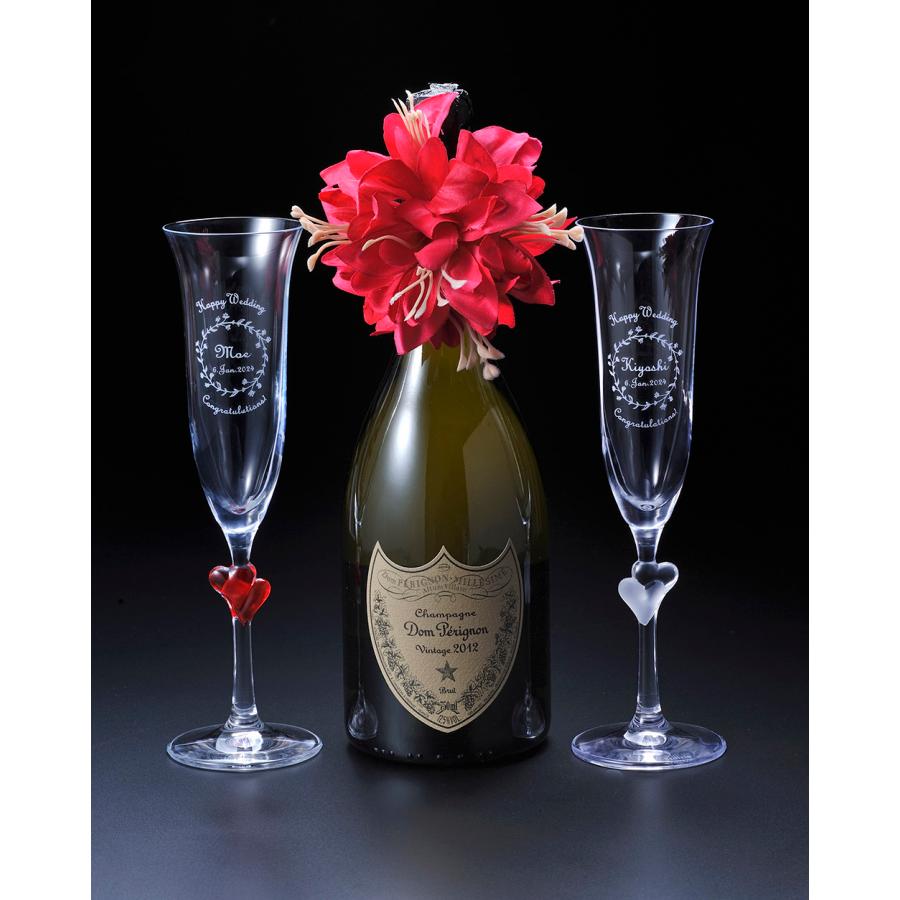 望*月様 ドン・ペリニヨン シャンパン 2013年 2本セット 名入れ ギフト SXX ペア酒セット グラス ドン・ペリニヨン