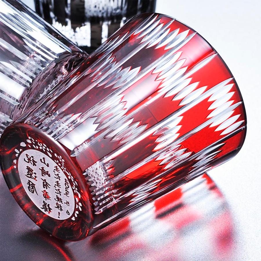 名入れ ギフト SXX 酒セット 切子 芋焼酎 赤霧島 900ml & 矢絣