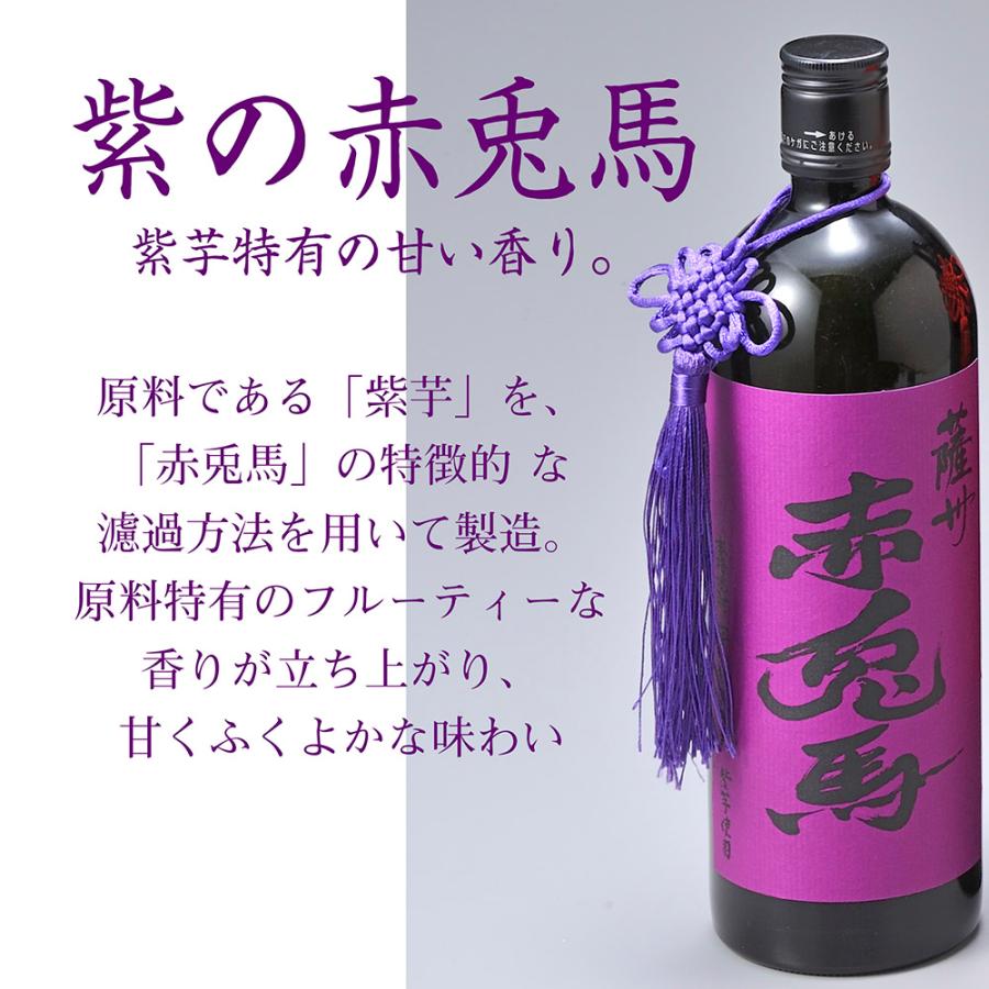 赤紫色の大理石ボトル、焼酎ボトル 名入れ ギフト LXX 酒セット タンブラー 本格芋焼酎 紫の赤兎馬 720ml