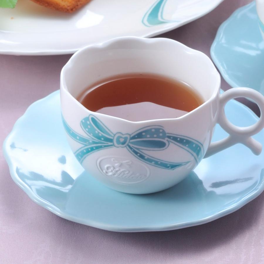 名入れ ギフト SXX ペア食器セット サムシングブルー カップ と ソーサ