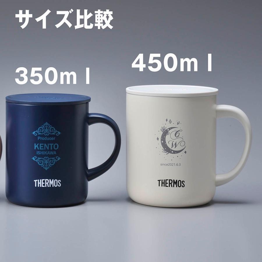 退職祝い 退官 誕生日　御祝い　名入れ　プレゼント　取っ手付マグカップ　THERMOS　サーモス　ふたつき　真空断熱マグカップ 450ml｜original｜05