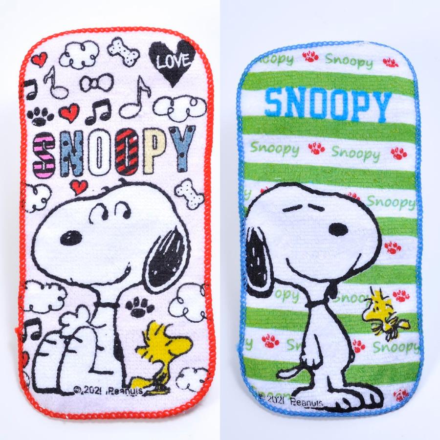 入園入学準備　名入れ　SNOOPY スヌーピーポケットミニタオル３枚よりどり　名前入り　刺繍　ミニハンカチ｜original｜06