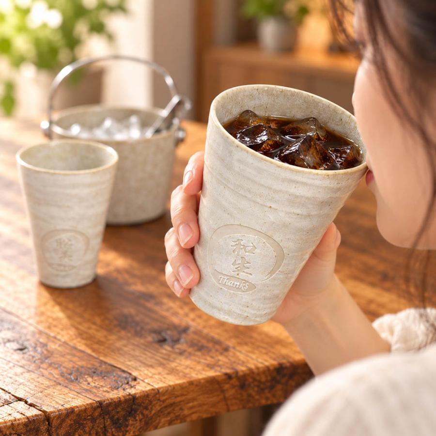 名入れ ペアギフト SXX 晩酌セット 日本製 青磁刷毛 アイスペール & トング & カップ 2点 専用BOX入り |  | 10