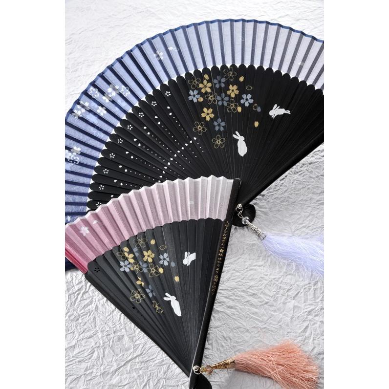 母の日プレゼント 名入れ 女性 敬老の日 還暦祝い 喜寿祝い 古希祝い 退職記念 誕生日 名入れ ギフト My扇子開くと出てくる桜兔 グラデーション Ss Sug 名入れのギフトハートangelic 通販 Yahoo ショッピング