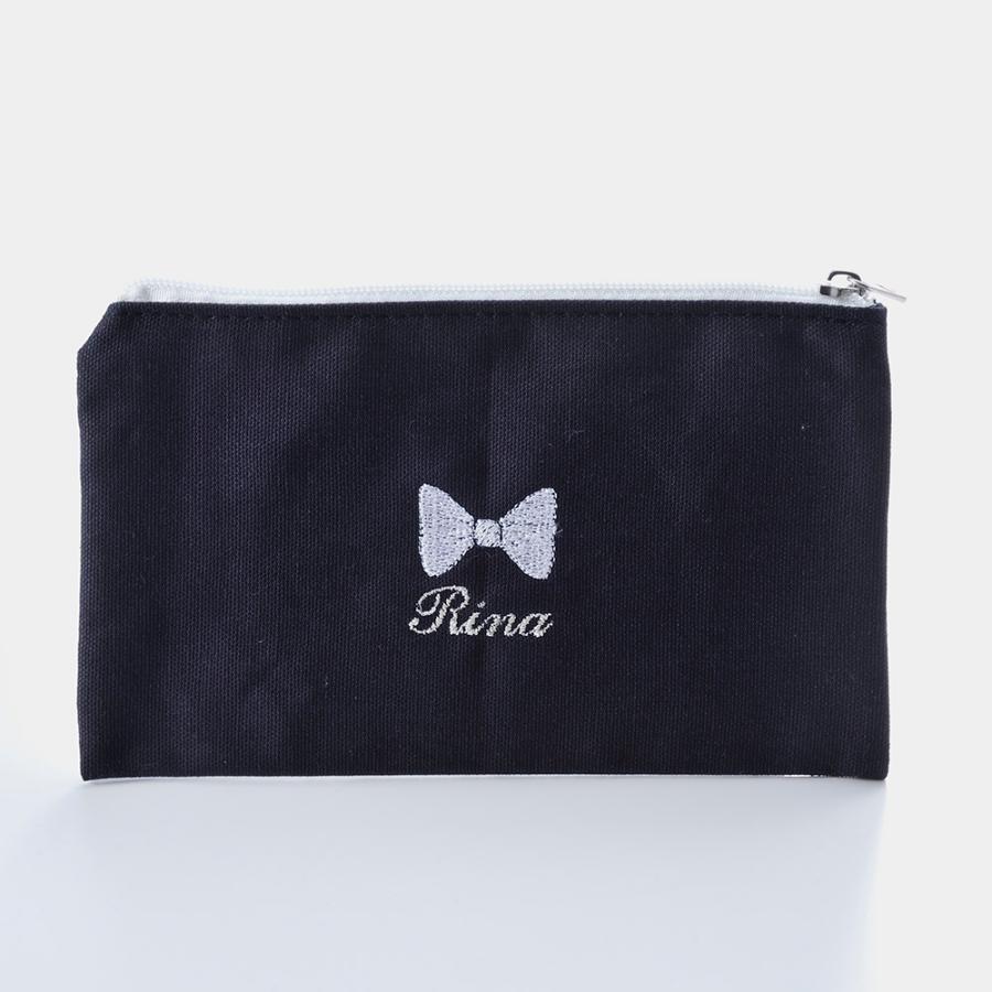 名入れ ギフト CXX ポーチ パステルカラー キャンバスフラットポーチ S