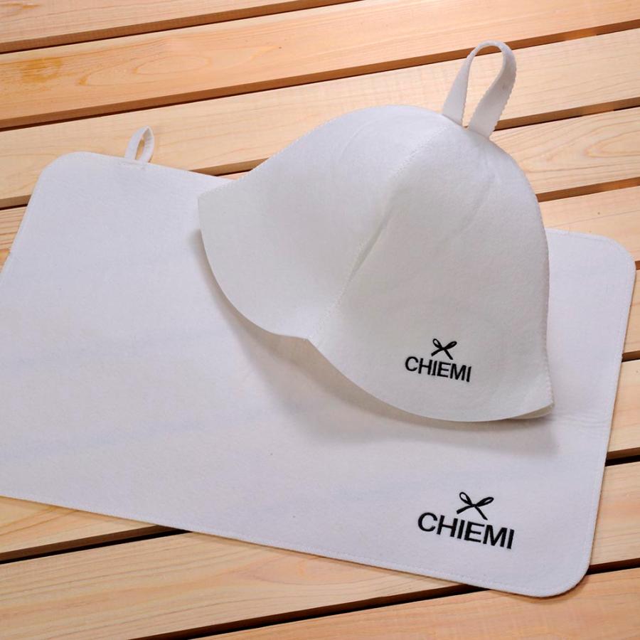 名入れ ギフト CXX 帽子 フェルトサウナハット & サウナマット : 名