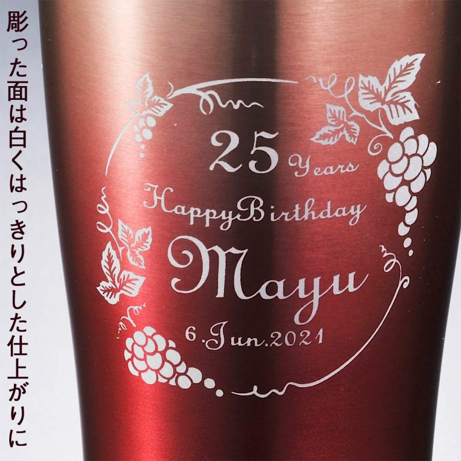 【在庫限り】 名入れ サーモス 真空断熱タンブラーツートーン グラデーションモデル 420ml  木箱入りの画像