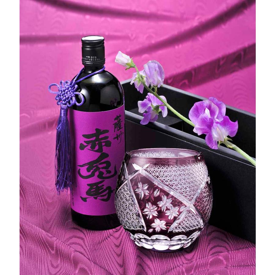 名入れ ギフト SXX 酒セット 本格芋焼酎 薩州 赤兎馬 720ml と 丸型