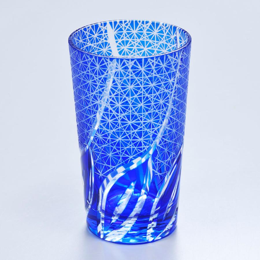 名入れ ギフト SXX ウイスキー 切子 ジョニーウォーカー レッドラベル 200ml \u0026 菊繋ぎ 一口ビアグラス ギフトBOX入りの画像