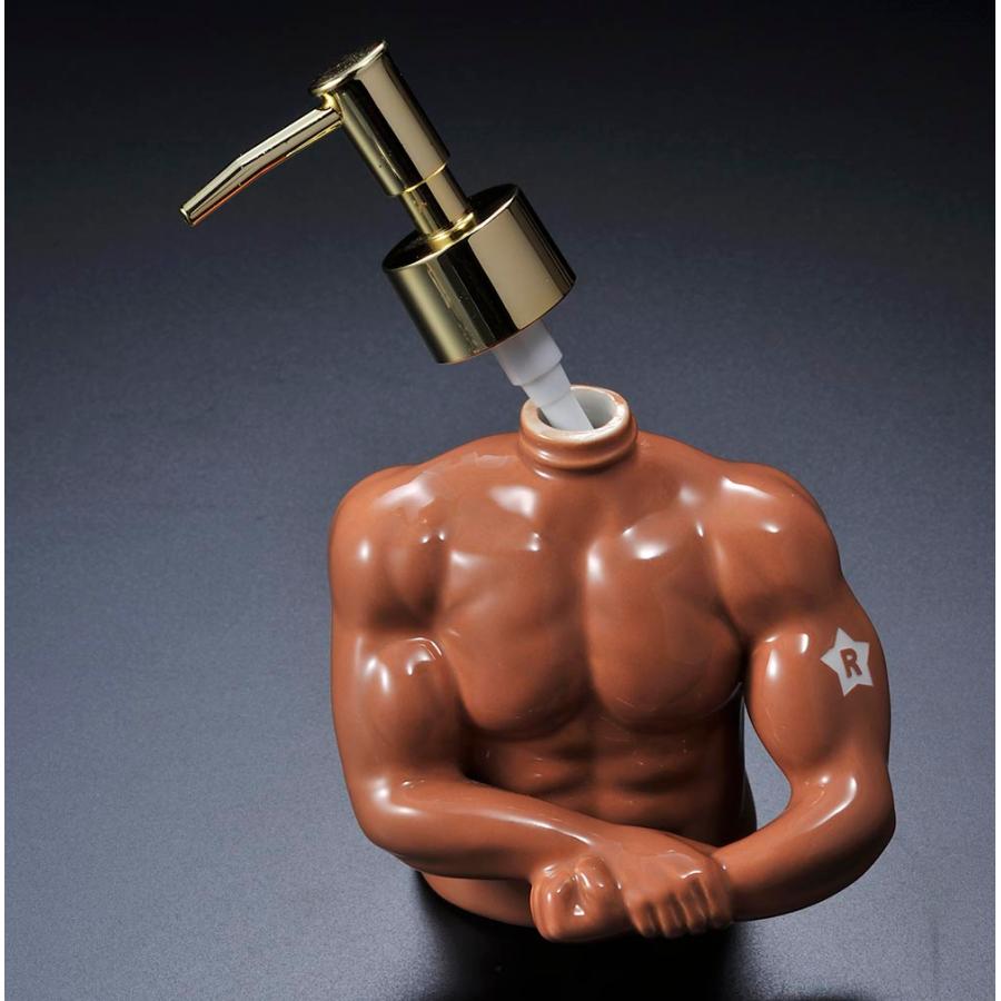 名入れ ギフト SXX インテリア雑貨 マッチョソープディスペンサー : 名