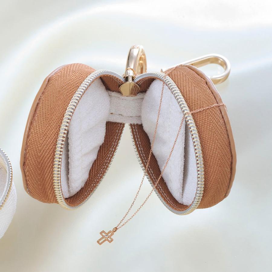 名入れ ギフト LXX ジュエリーボックス ジッパー式 ミニジュエリーキー