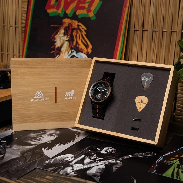 ORIGINAL GRAIN Barrel 46mm - × BOB MARLEY One Love Palm Black