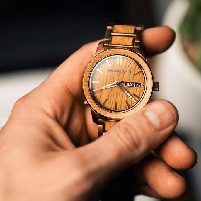 ORIGINAL GRAIN Barrel 42mm - Whiskey Espresso オリジナルグレイン