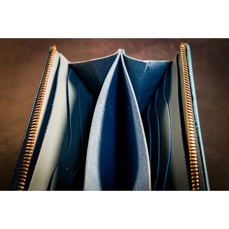 sciva - 長財布 (L字ファスナー) ブルー シーヴァ 木製財布 木製小物入れ : House of A Good Day - 通販 -  Yahoo!ショッピング