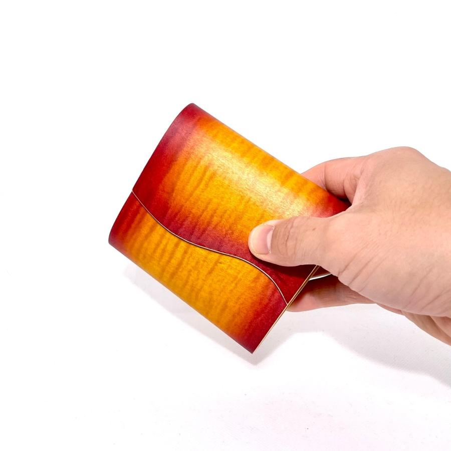 【MRCR】　sciva サンバースト 財布 sciva - 三つ折り財布 サンロッソ シーヴァ 木製財布 木製小物入れ