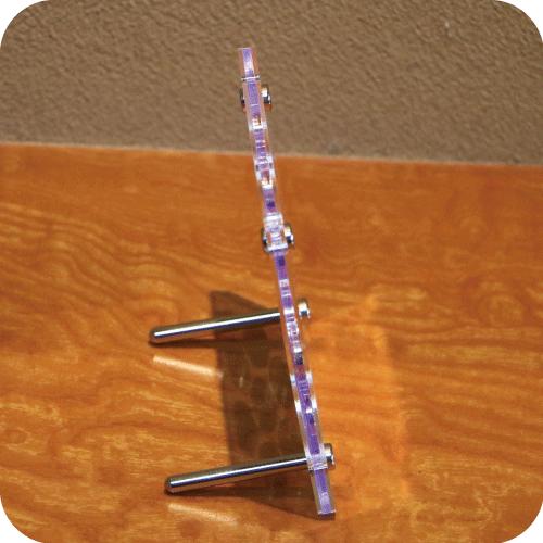 記念メダルケース（蛍光7穴）／アクリルフレーム／刻印できる記念