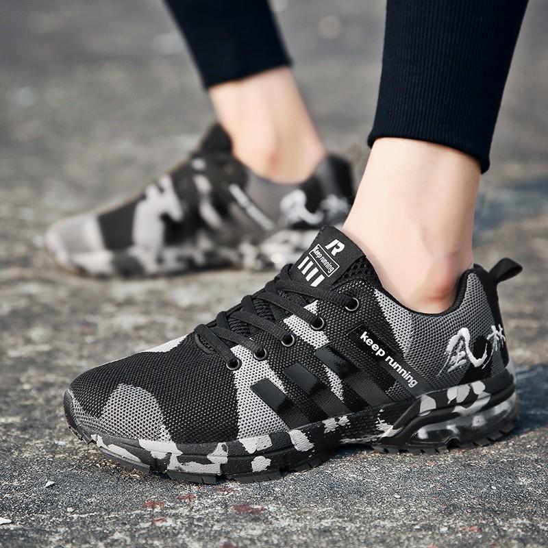 スニーカー ランニングシューズ レディース メンズ エアクッション迷彩 スポーツシューズ ジョギングシューズ 軽量日常着用運動靴男女兼用 アウトドア Xz77 2 美淋専門店 通販 Yahoo ショッピング