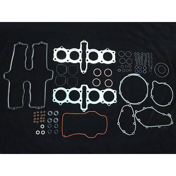 CBX400F キャブ エンジン ガスケット セット バルブステムシール ヘッドカバー クラッチ カバー ジェネレーター スターター パッキン