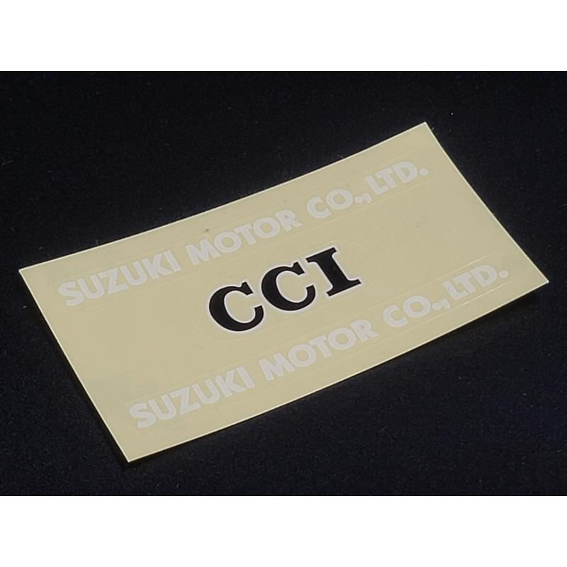SUZUKI GT380 純正サイドカバー左右 GT380 GT550 GT750 サイドカバー ステッカー 左右 セット CCI