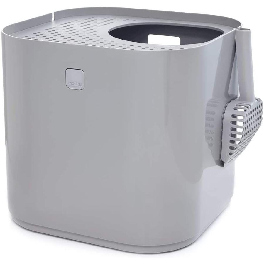 【値段交渉可：送料込】 モデコ(modko) モデキャットリターボックス グレー 【C1899704457】(10884円)