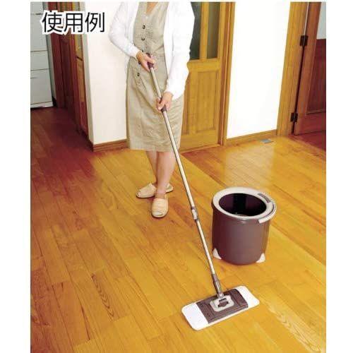アズマ 回転モップ スペアトルネード角型スペア 拭き幅34cm 一層式脱水 ...