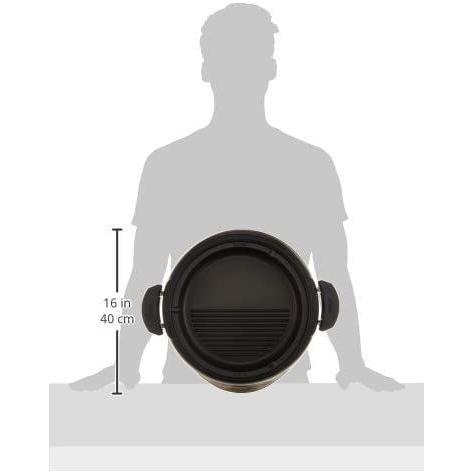 タイガー グリル鍋 3.7L プレート 2枚 タイプ 深鍋 焼肉 プレート 蒸し台 蓋 付き ブラウン CQG-B200-T プレート 7L グリル鍋 2枚 タイプ 深鍋 焼肉 蒸し台 蓋 付き ブラウン CQG B200