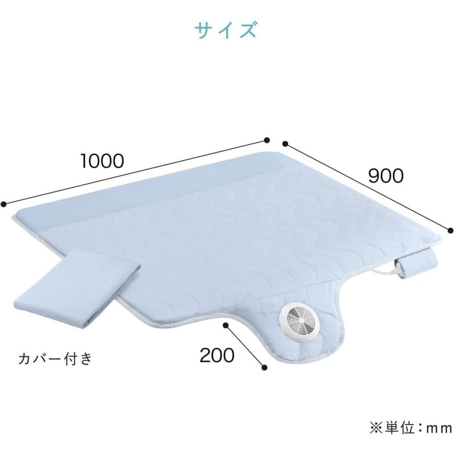 《送料込》 アテックス ATEX 快眠マット SOYOハーフ AX-BSA608Hbl ブルー 【Z2002301297】(11472円)