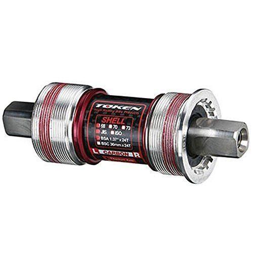 トーケン TK868CT JIS(シマノ)スクエアテーパーBB シルバー スピンドル軸長:118mm