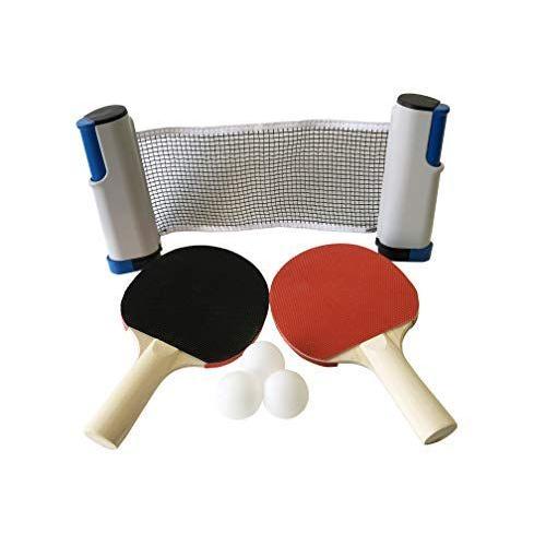 LITEC(ライテック) ファミリー卓球セット 自宅のテーブルで卓球 ラケット2本・ネット・ボール3球 108
