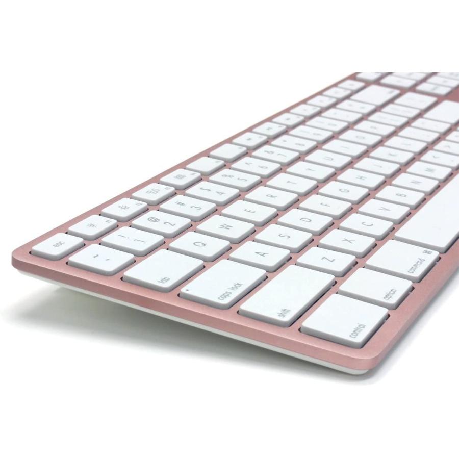 組み合わせ自由自在 Matias Wireless Aluminum Keyboard Bluetooth3.0 MAC配列/英語版  マルチペアリング4台 ピン