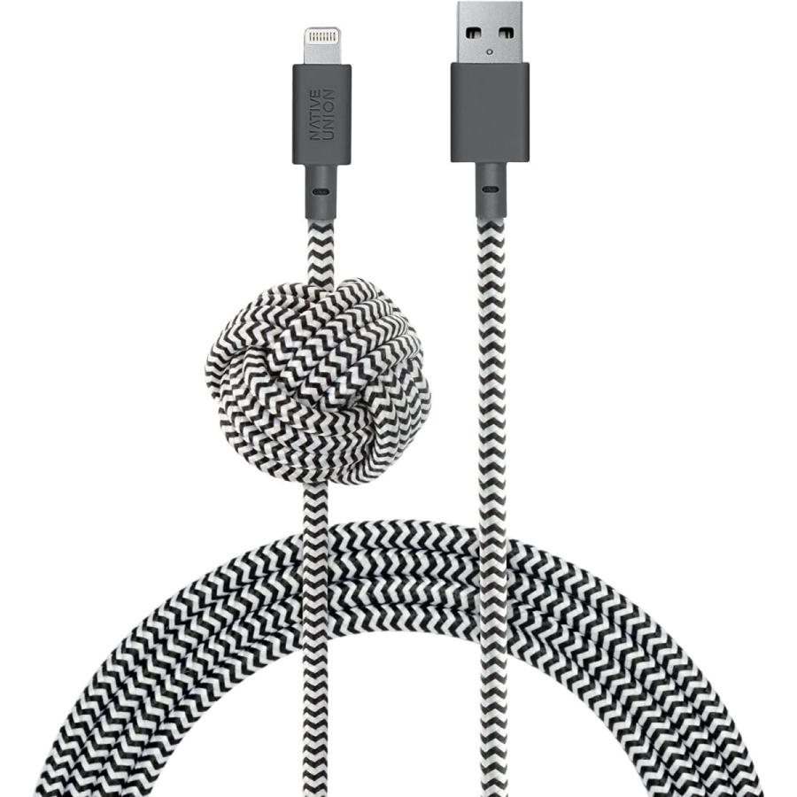NATIVE UNION ネイティブユニオン NIGHT Cable 充電ケーブル 3m MFi認証 USB-A USB Type|origuchitaira|06