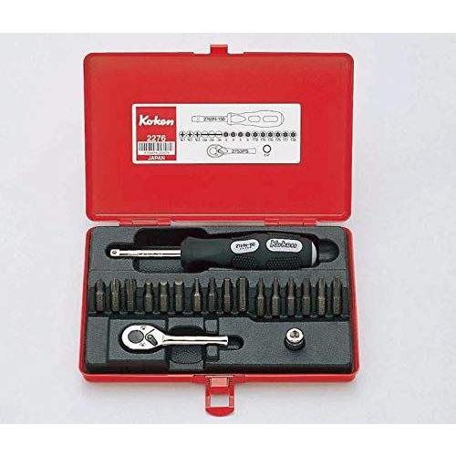 コーケン 1/4(6.35mm)SQ. ソケットセット 19ヶ組 2276