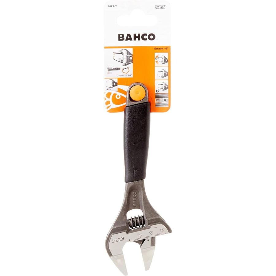BAHCO(バーコ) Adjustable Wrench Thin type 薄口大口モンキーレンチ 9029-T  :20210831153448-00502:おりぐちたいらshop - 通販 - Yahoo!ショッピング