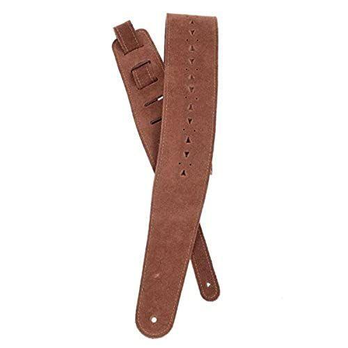 D'Addario ダダリオ ギターストラップ Leather Strap 25PRF05 Vented - Honey Apache 国