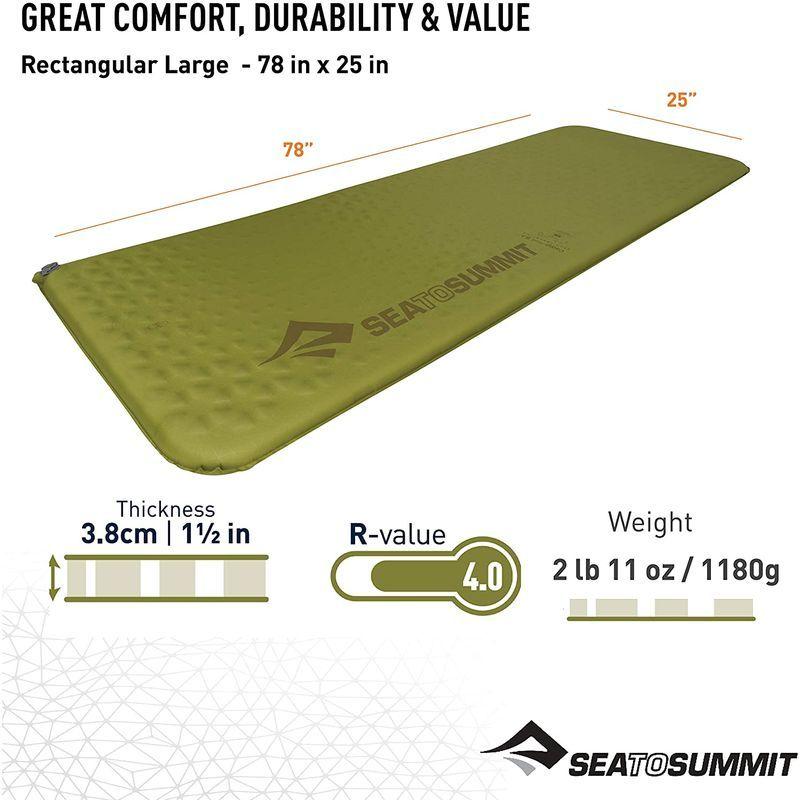 SEA TO SUMMIT(シートゥーサミット) キャンプマットS.I OLレクタンギュラーL ST81108001 TO SUMMIT シートゥーサミット キャンプマットS OLレクタンギュラーL ST81108001