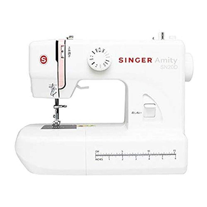SINGER 電動ミシン Amity フットコントローラー付き SN20D 良質トップ
