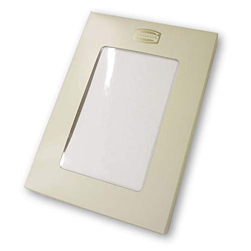 シモンズ(Simmons) 正規品 ボックスシーツ シングル ファインラグジュアリー プレーンサテン ホワイト色 97cm×195cm×マチ