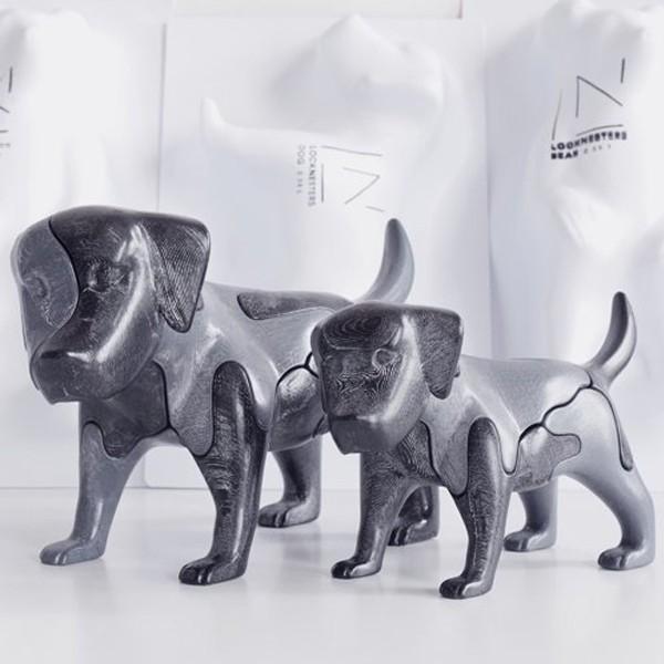 3Dパズル ドッグ Sサイズ おしゃれ インテリア オブジェ 犬の置物