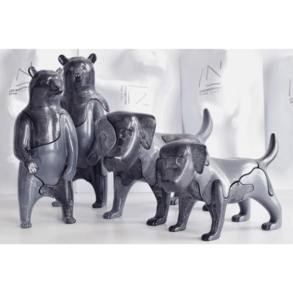 3Dパズル ドッグ Sサイズ おしゃれ インテリア オブジェ 犬の置物