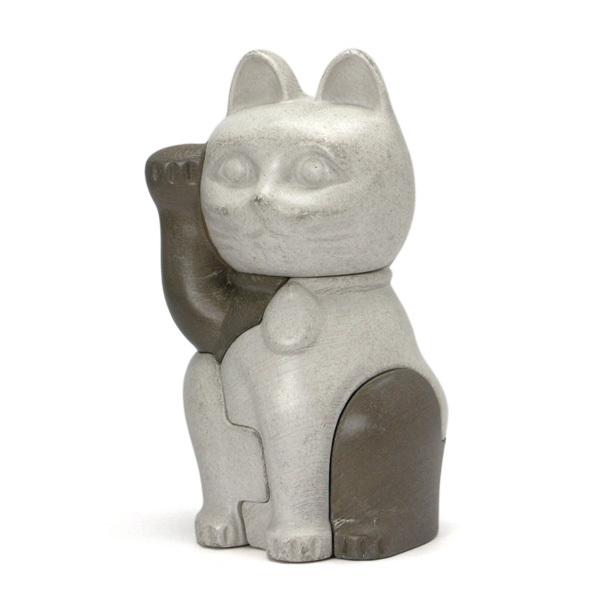 3dパズル マネキネコ ブラック ホワイト Mサイズ 招き猫 おしゃれ パズル 日本土産 インテリア オブジェ 商売繁盛 縁起もの 3d Puzzle Manekineko Medium オリジ 通販 Yahoo ショッピング