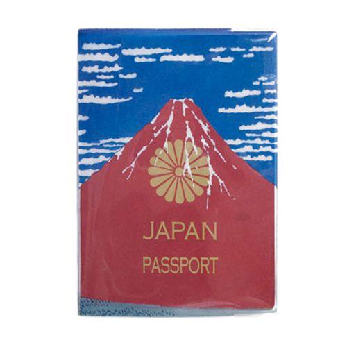 パスポートカバー おしゃれ 人気 アカフジ 葛飾北斎 パスポートケース 富士山 トラベルグッズ 海外旅行