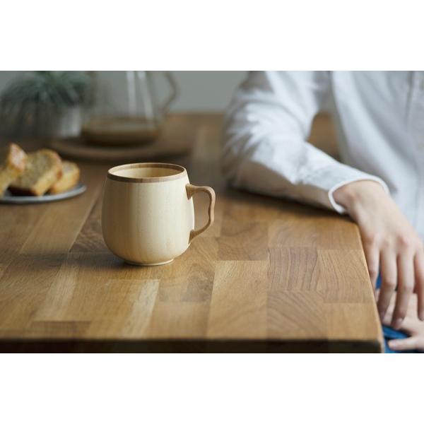 マグカップ ペアセット RIVERET 竹製 カフェオレマグ 木製 ギフトBOX