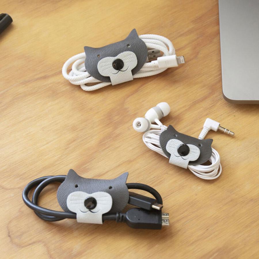 KIKKERLAND ケーブルタイ ケーブルホルダー ケーブルクリップ コード