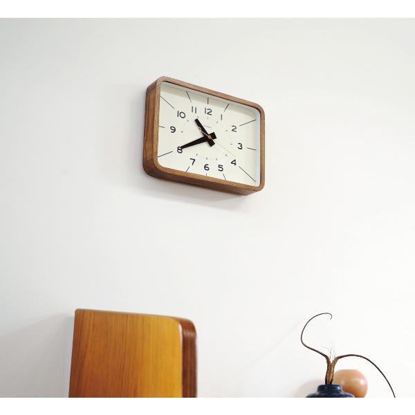 掛け時計 おしゃれ 見やすい ホルガー 壁掛け時計 壁時計 四角 寝室 静か 北欧 スイープムーブメント CL-3951 :cl-3951:オリジ -  通販 - Yahoo!ショッピング