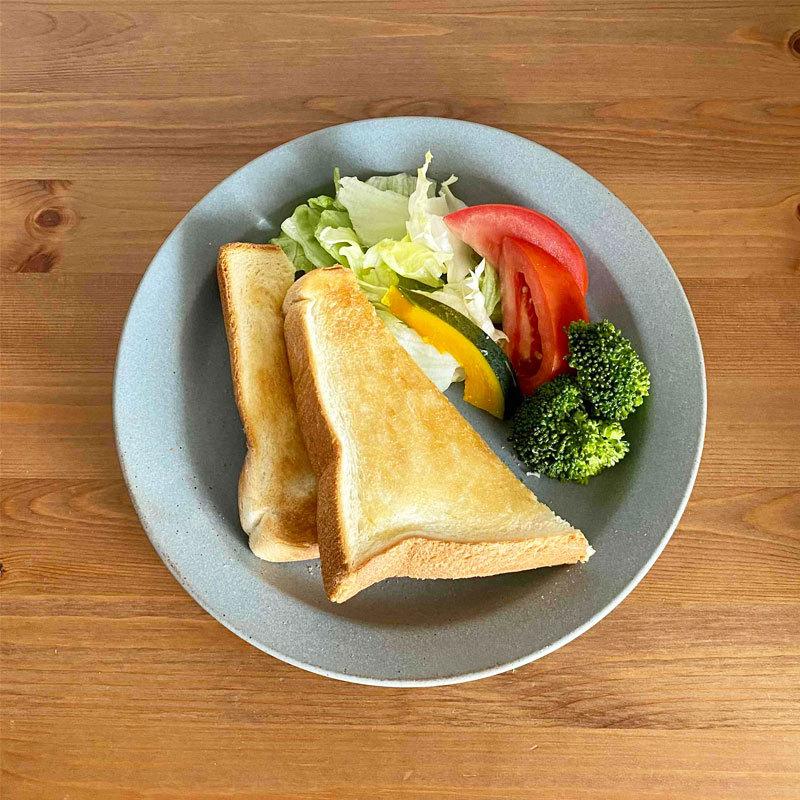 プレート Mサイズ 22cm お皿 中皿 パスタ皿 おしゃれ グレー グレイ