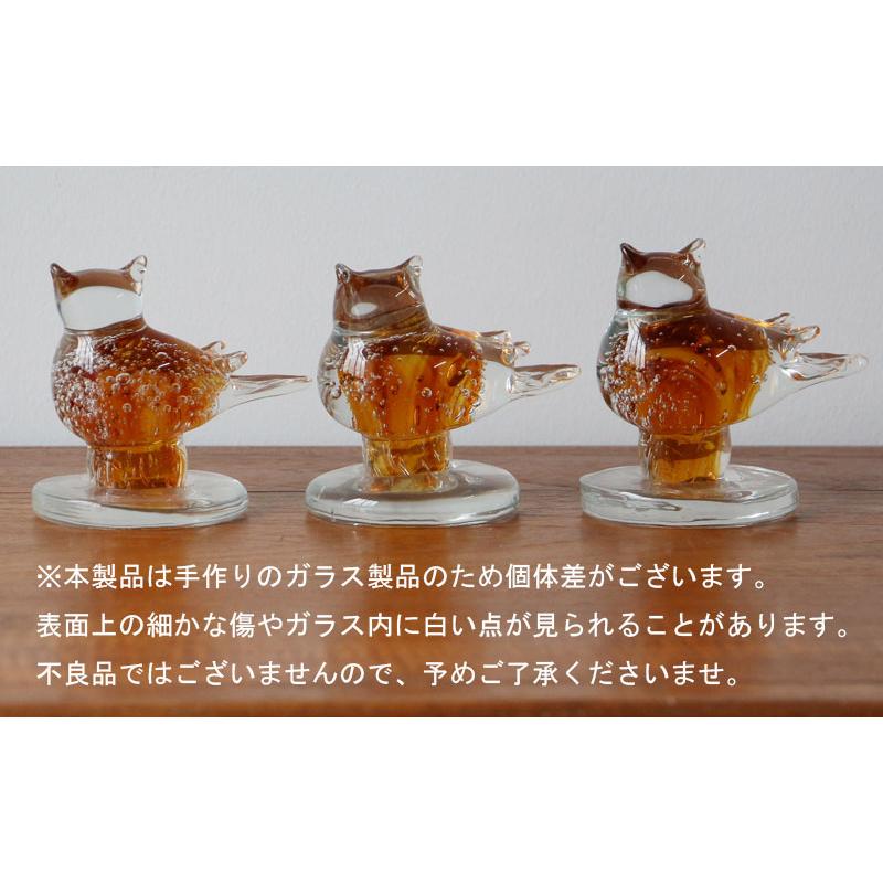 DETAIL（ディテール） ガラスオブジェ オウル ペーパーウェイト