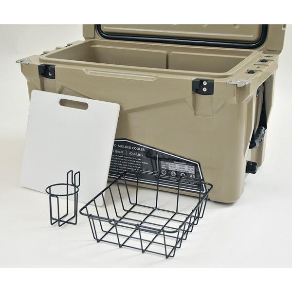 クーラーボックス 45QT 約42Ｌ 大型 プロ用 アウトドア 優れた保冷力 ICE AGE COOLER アイス エイジ クーラー 防災グッズの画像
